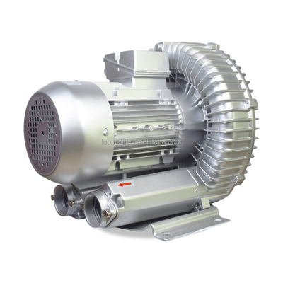 Industrial High Pressure Electric Air Compressor Pump Single Stage 4KW Aluminum Blower Ring Blower